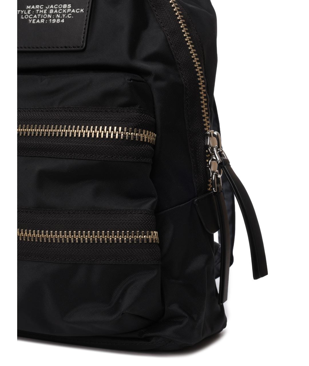 MARC JACOBS Черный тканевый рюкзак, фото 4