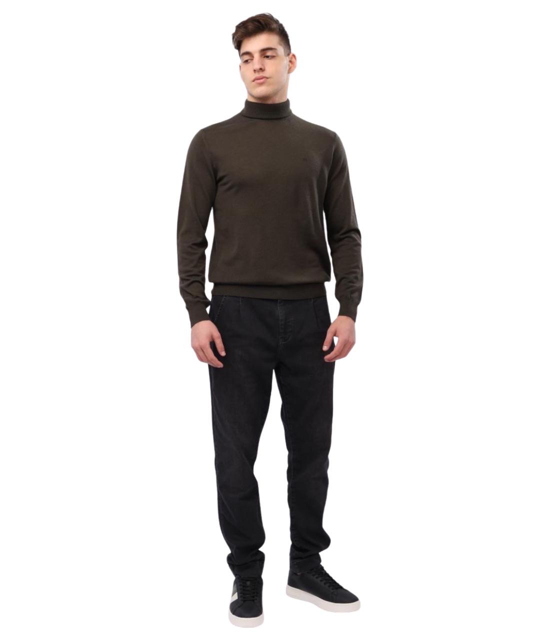 ARMANI EXCHANGE Хаки джемпер / свитер, фото 1