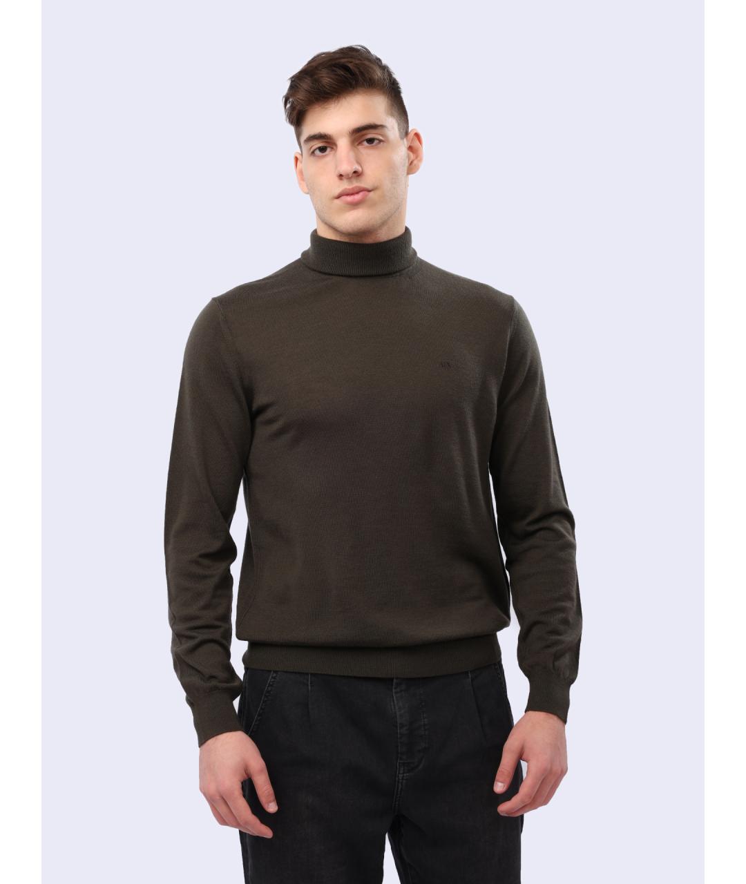 ARMANI EXCHANGE Хаки джемпер / свитер, фото 2