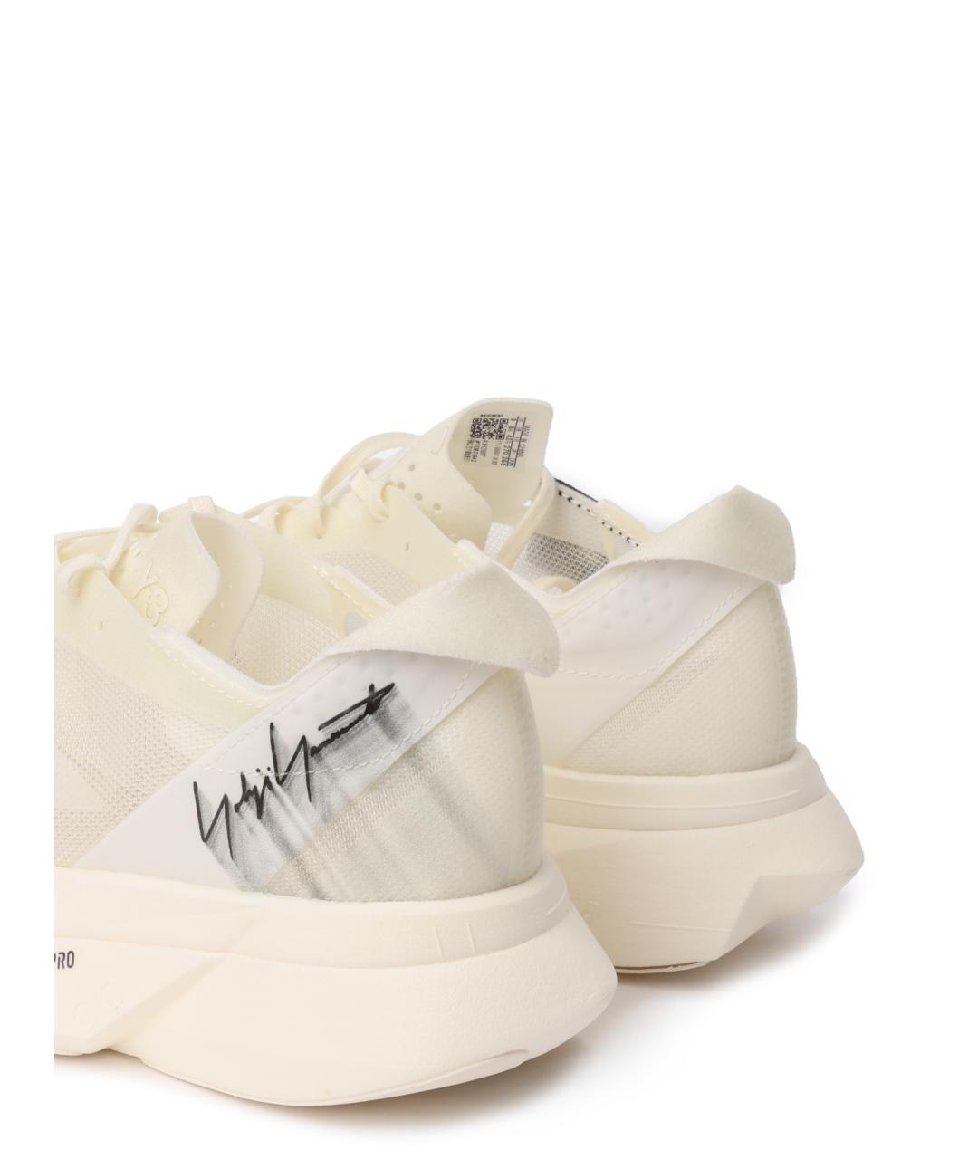 Y-3 Белые низкие кроссовки / кеды, фото 6