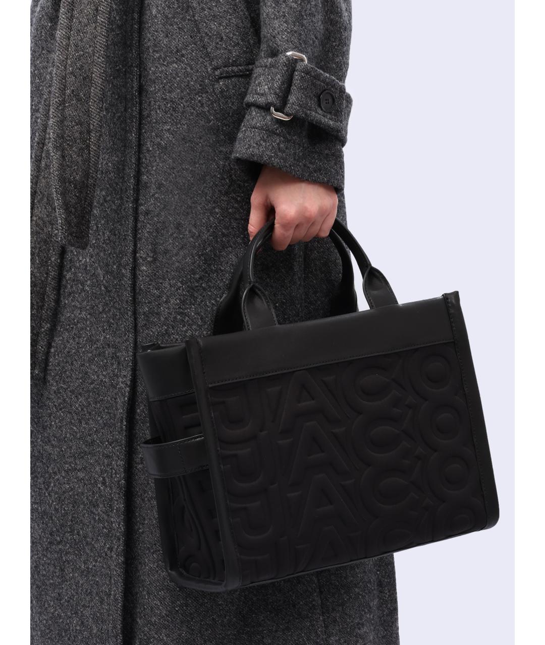 MARC JACOBS Черная тканевая сумка тоут, фото 2