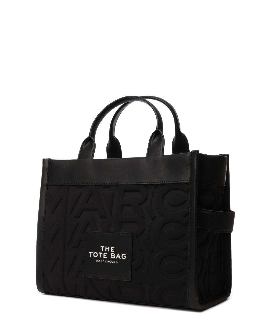 MARC JACOBS Черная тканевая сумка тоут, фото 3