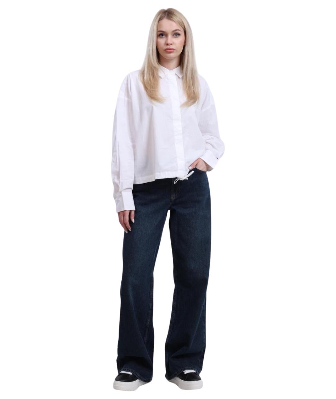 TOMMY HILFIGER Белая хлопковая рубашка, фото 1
