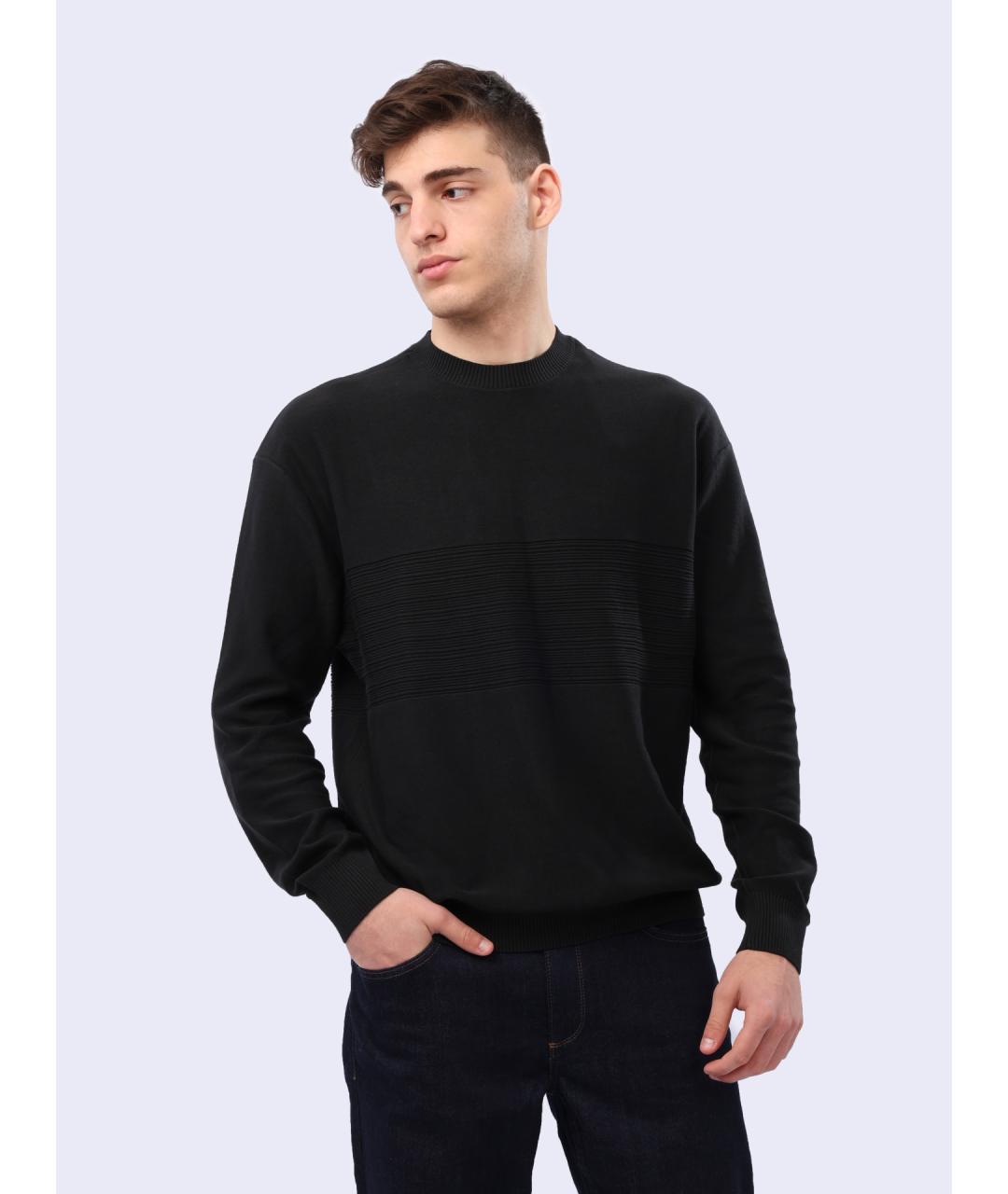 ARMANI EXCHANGE Черный джемпер / свитер, фото 2