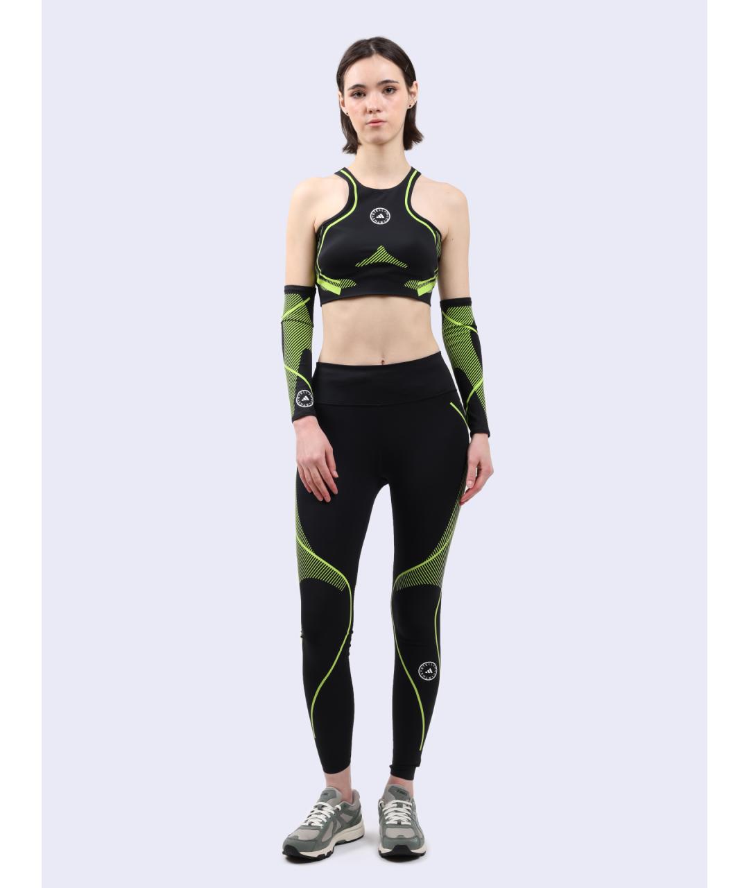 ADIDAS BY STELLA MCCARTNEY Черная полиамидовая майка, фото 2