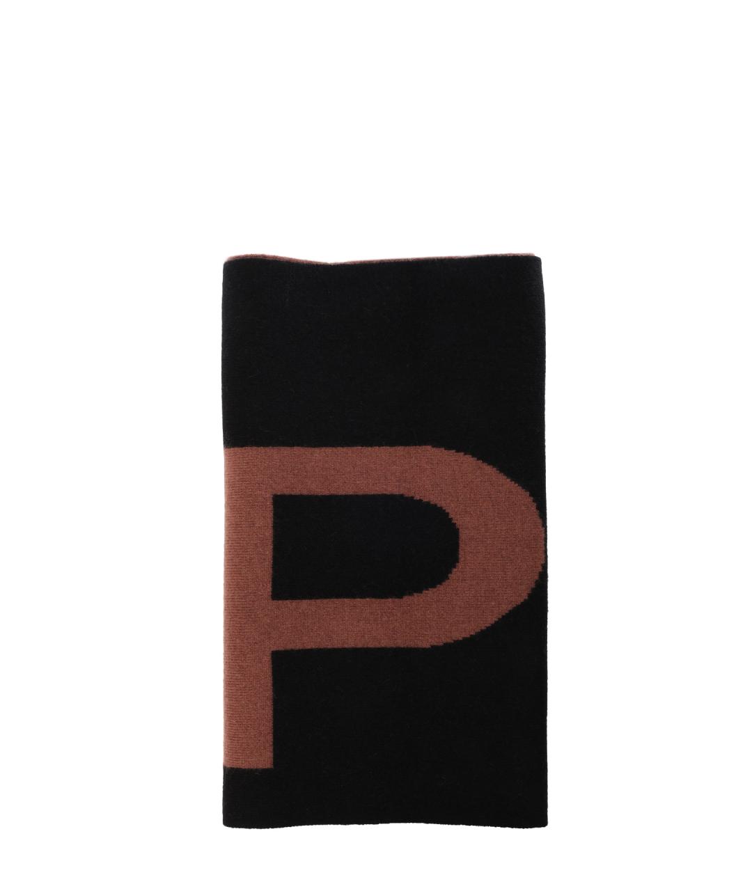 PINKO Черный шарф, фото 1