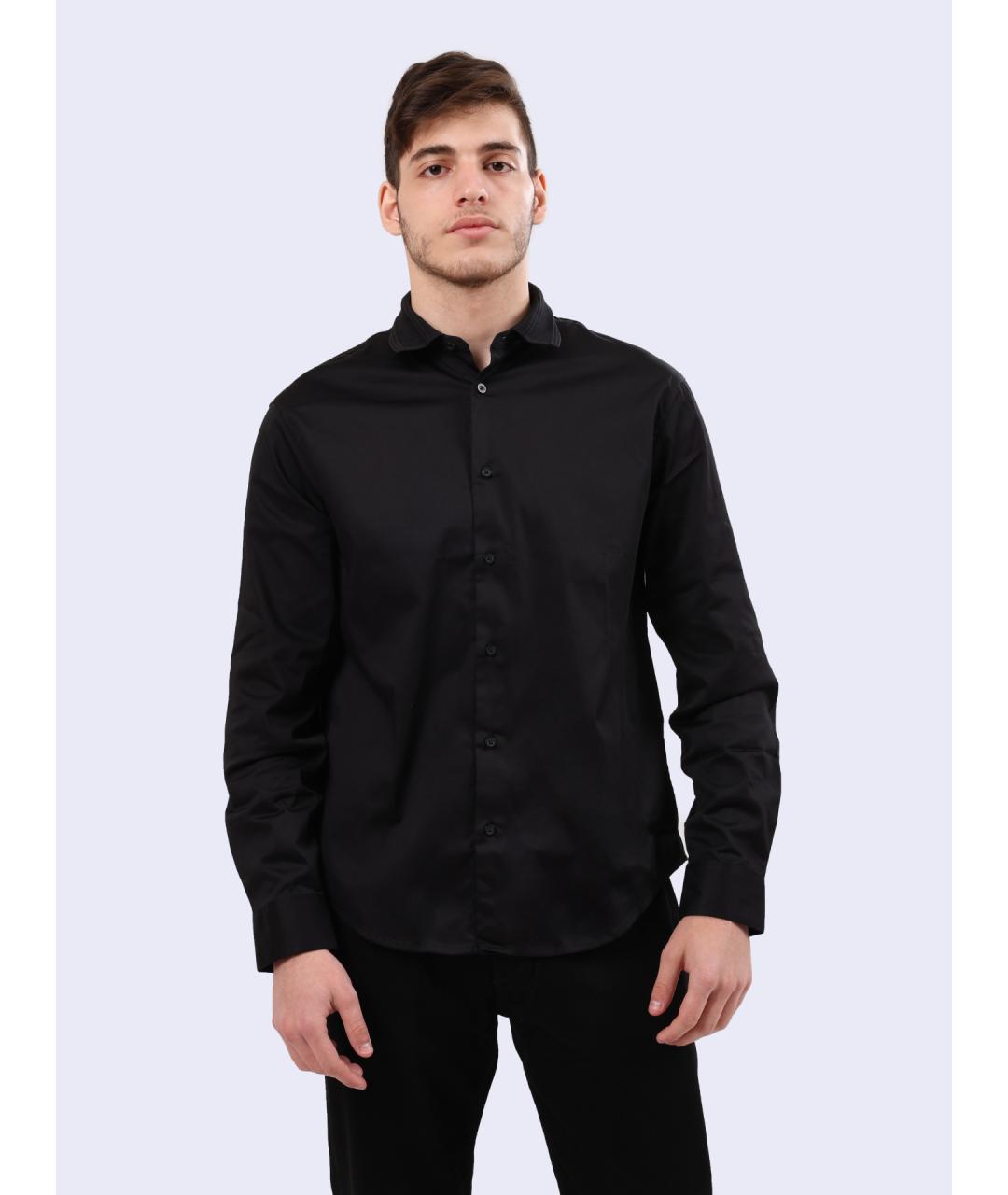 ARMANI EXCHANGE Черная кэжуал рубашка, фото 2