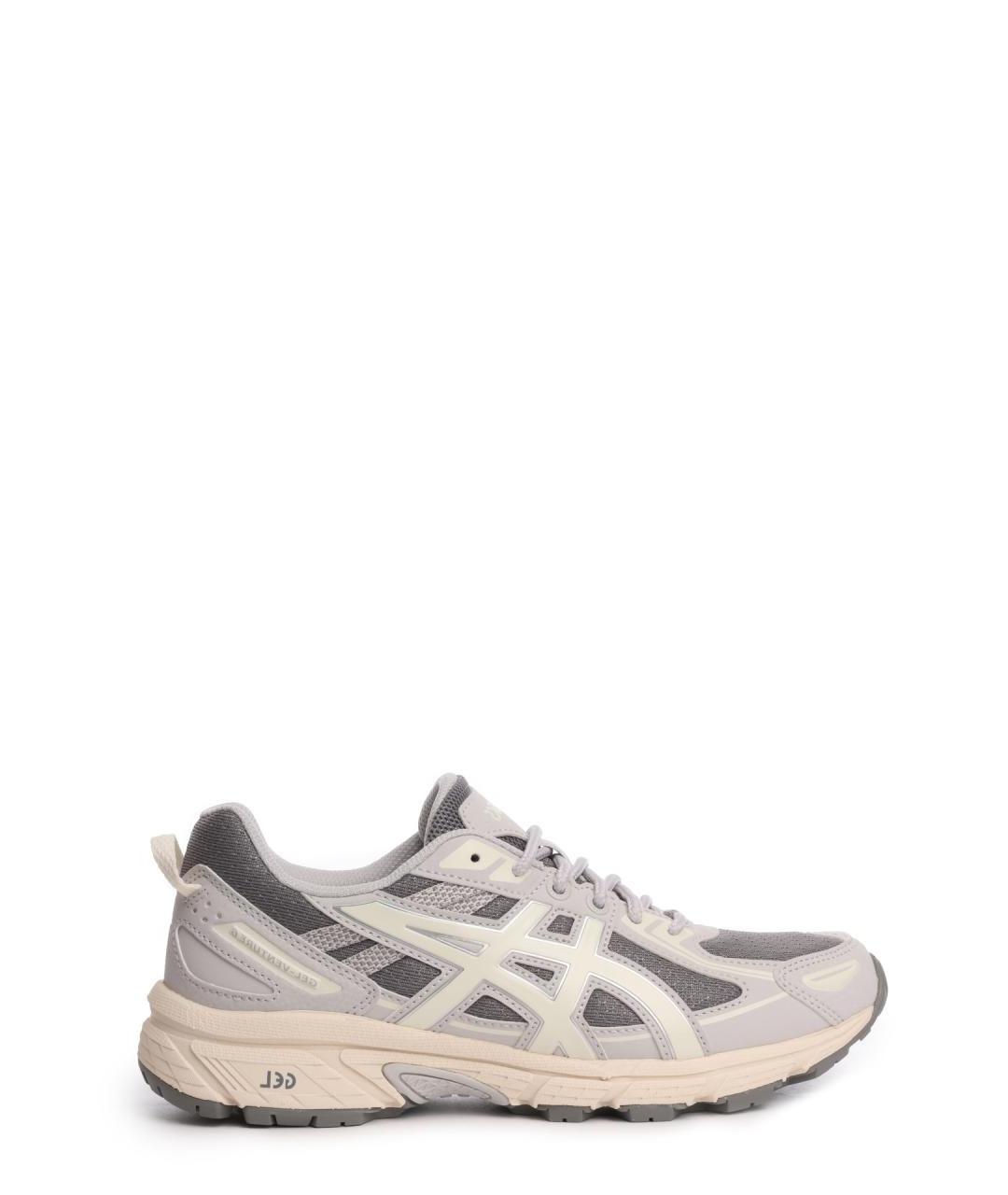 ASICS Серые текстильные кроссовки, фото 1