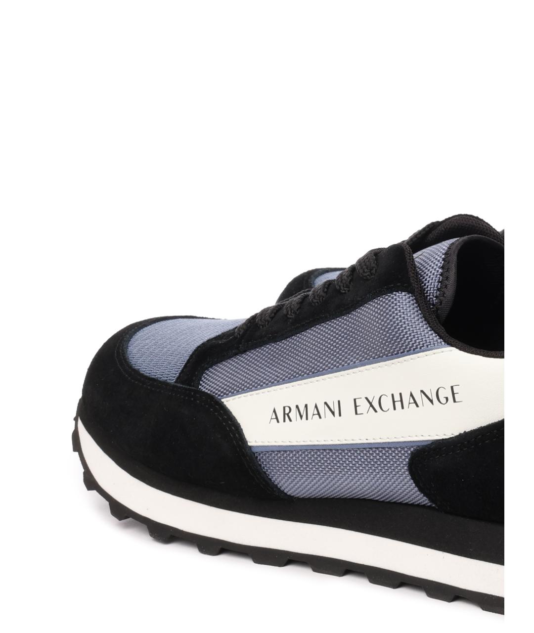ARMANI EXCHANGE Мульти текстильные низкие кроссовки / кеды, фото 6