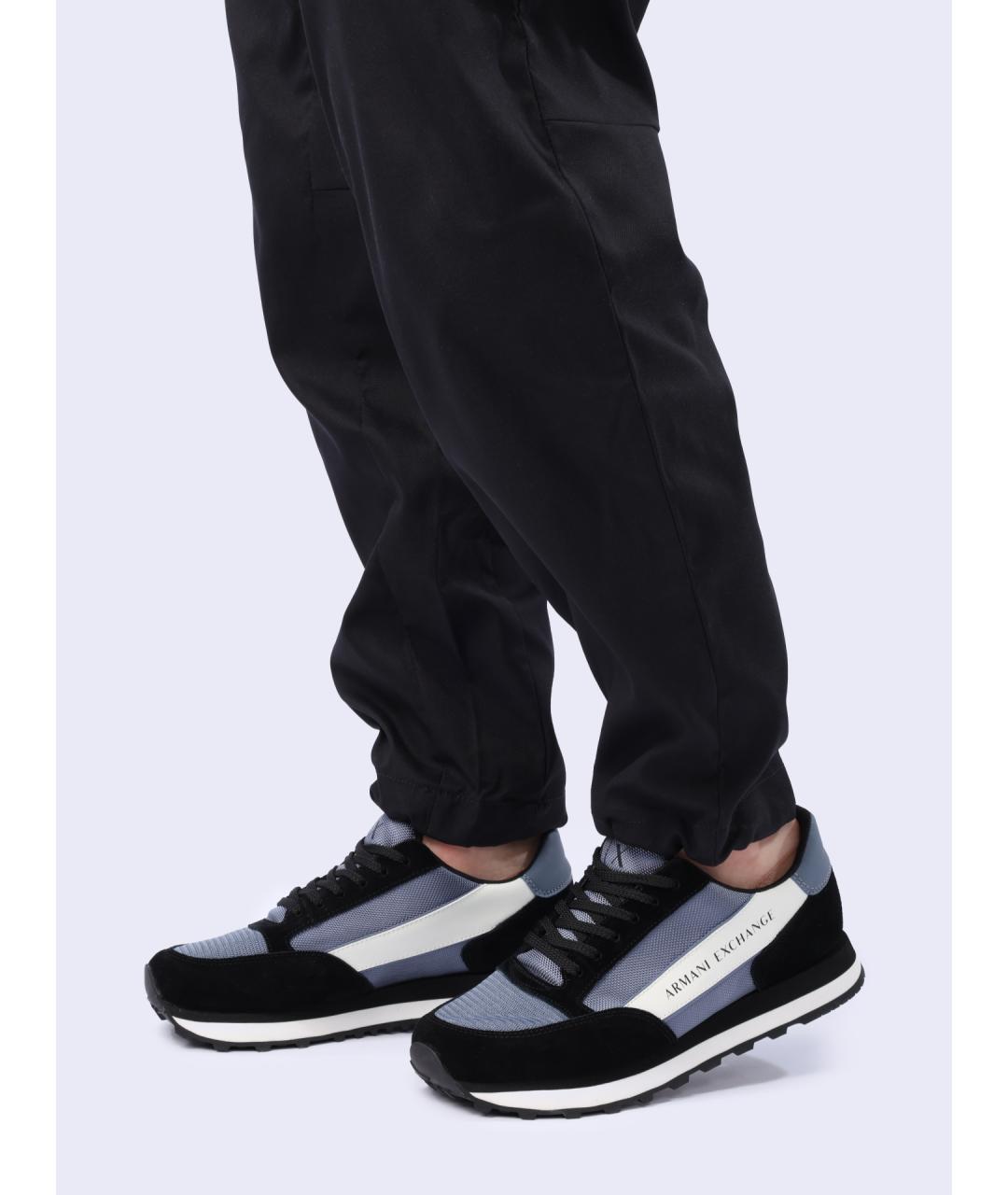 ARMANI EXCHANGE Мульти текстильные низкие кроссовки / кеды, фото 7