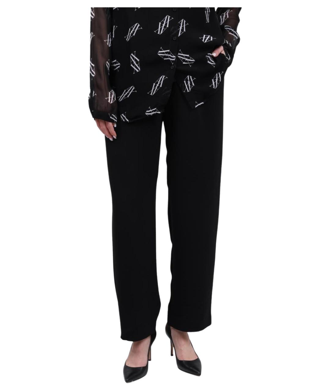 ARMANI EXCHANGE Черные прямые брюки, фото 1