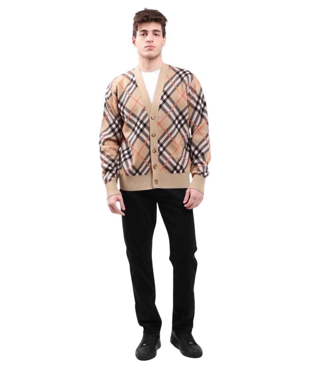 BURBERRY Бежевый джемпер / свитер, фото 1
