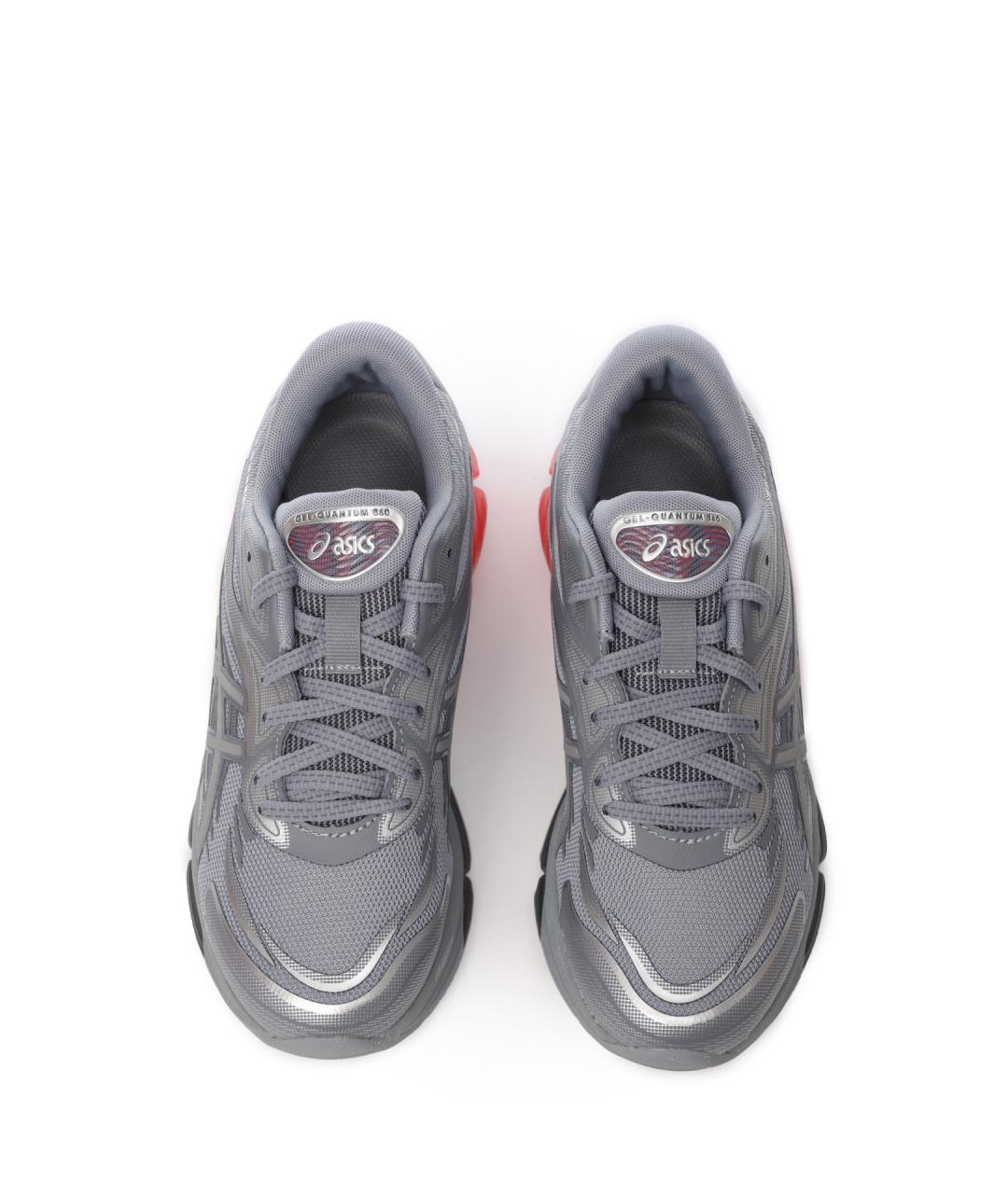 ASICS Серые текстильные кроссовки, фото 5