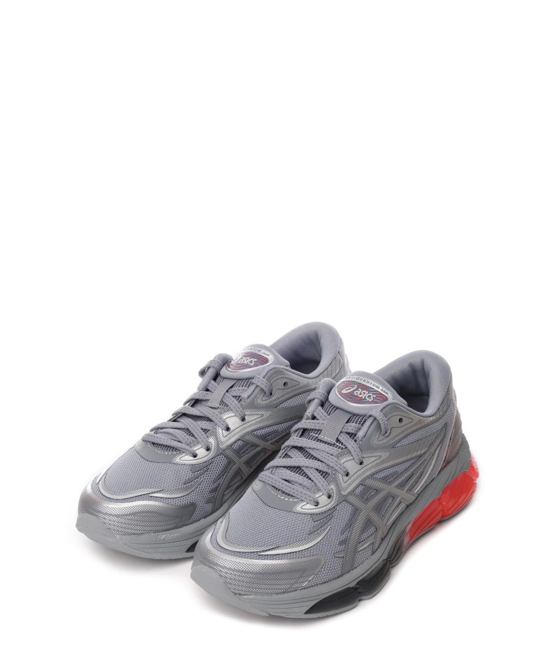 ASICS Серые текстильные кроссовки, фото 2