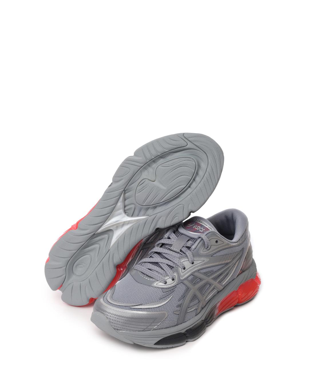 ASICS Серые текстильные кроссовки, фото 4