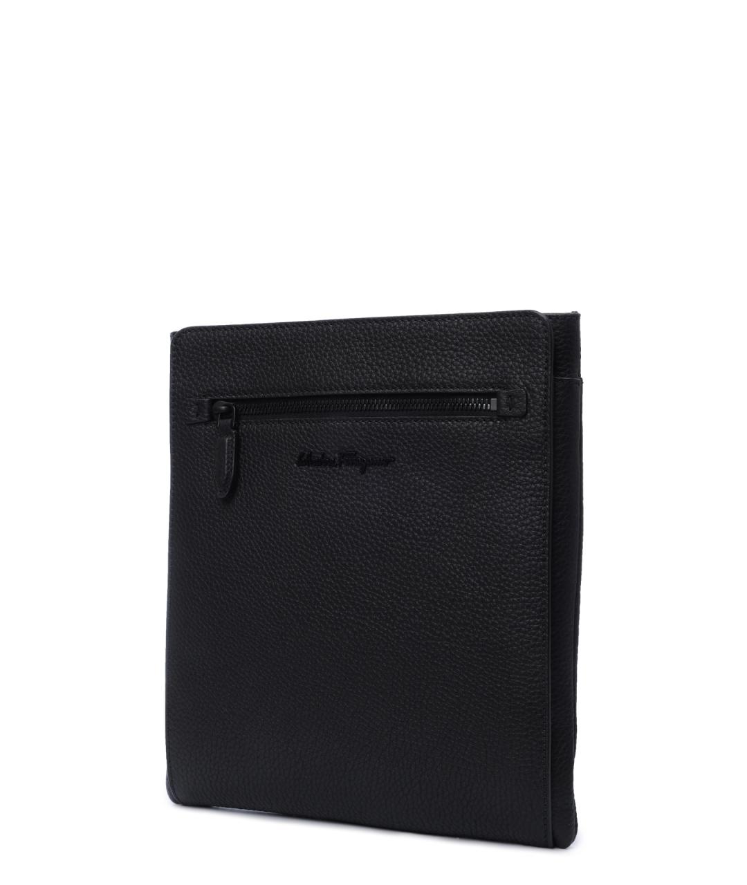FERRAGAMO Черная сумка на плечо, фото 2