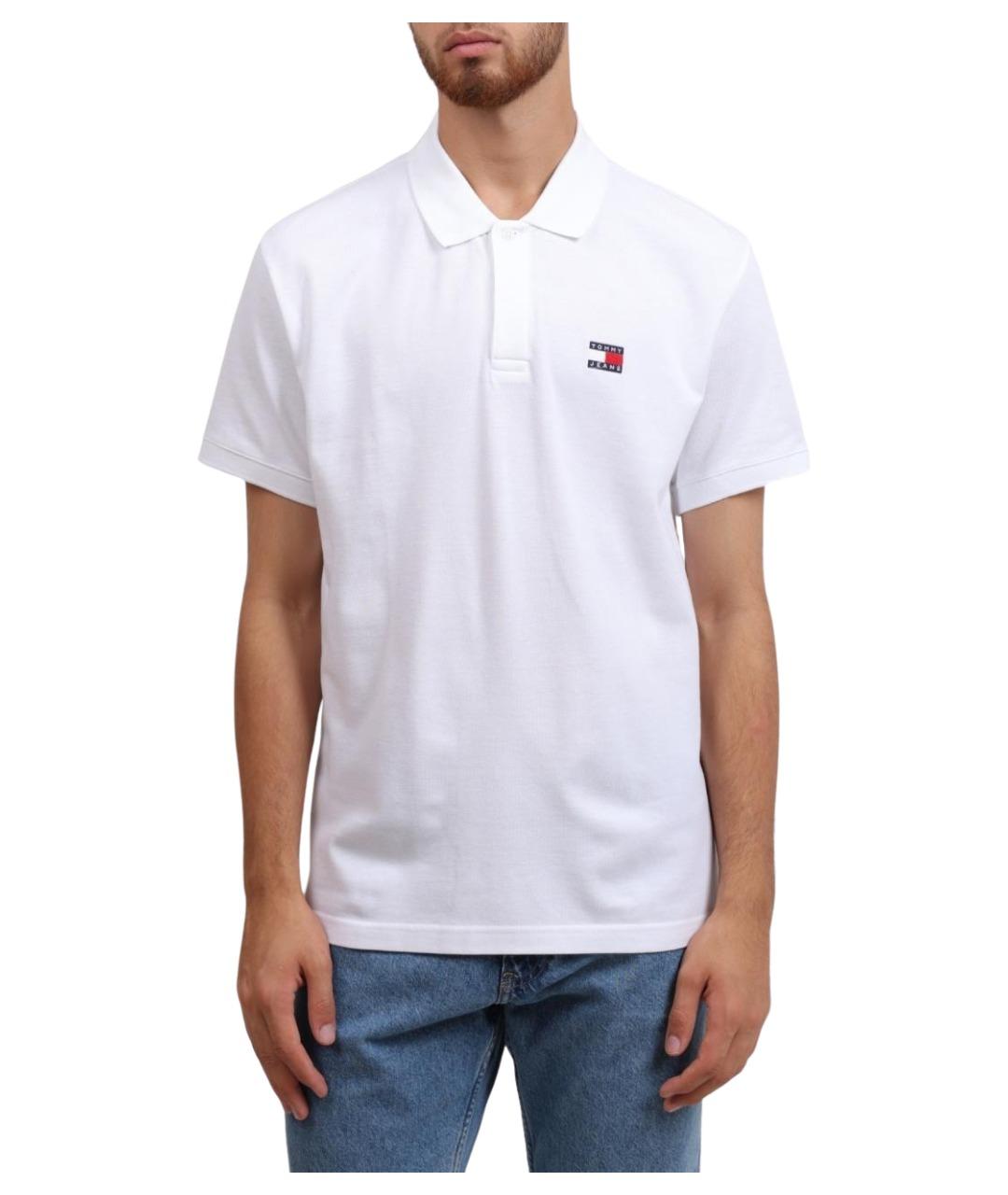 TOMMY HILFIGER Белое поло с коротким рукавом, фото 1