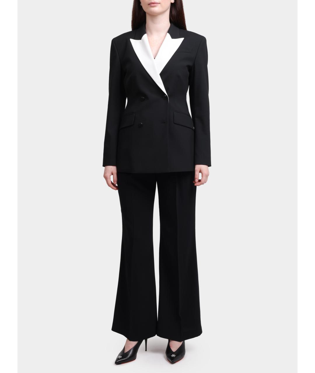 HUGO BOSS Черные прямые брюки, фото 2