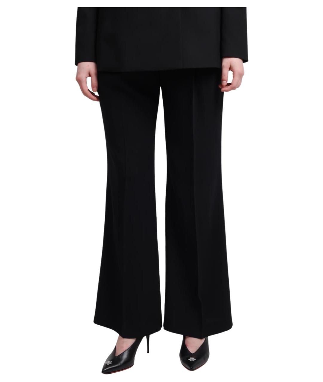 HUGO BOSS Черные прямые брюки, фото 1