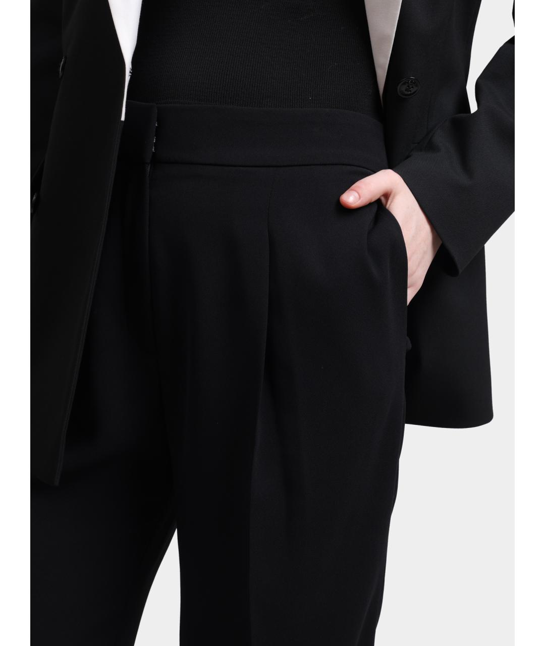 HUGO BOSS Черные прямые брюки, фото 4