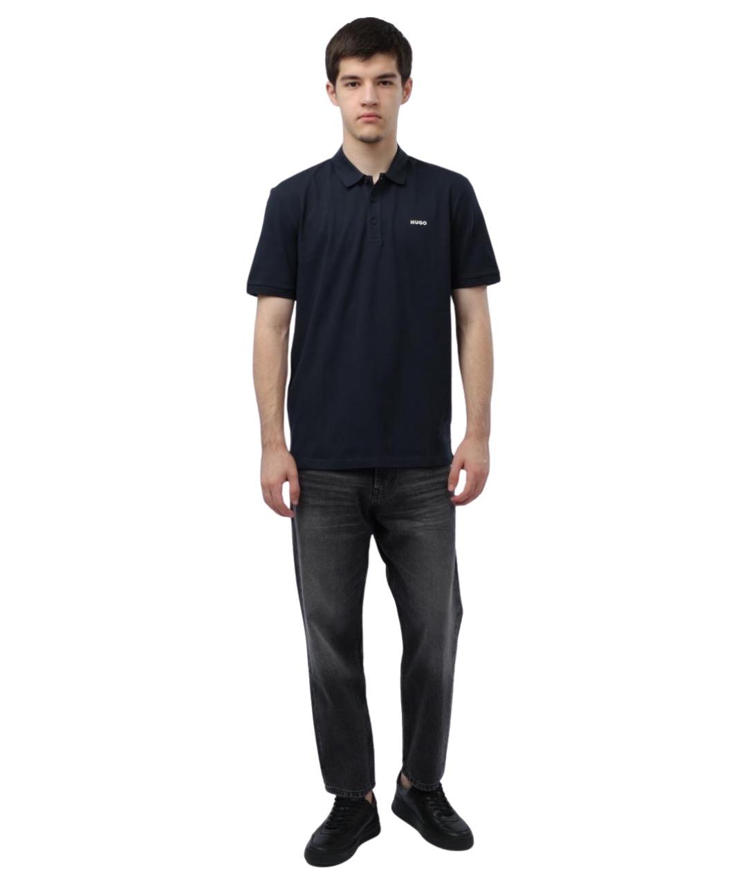 HUGO BOSS Темно-синяя футболка, фото 1