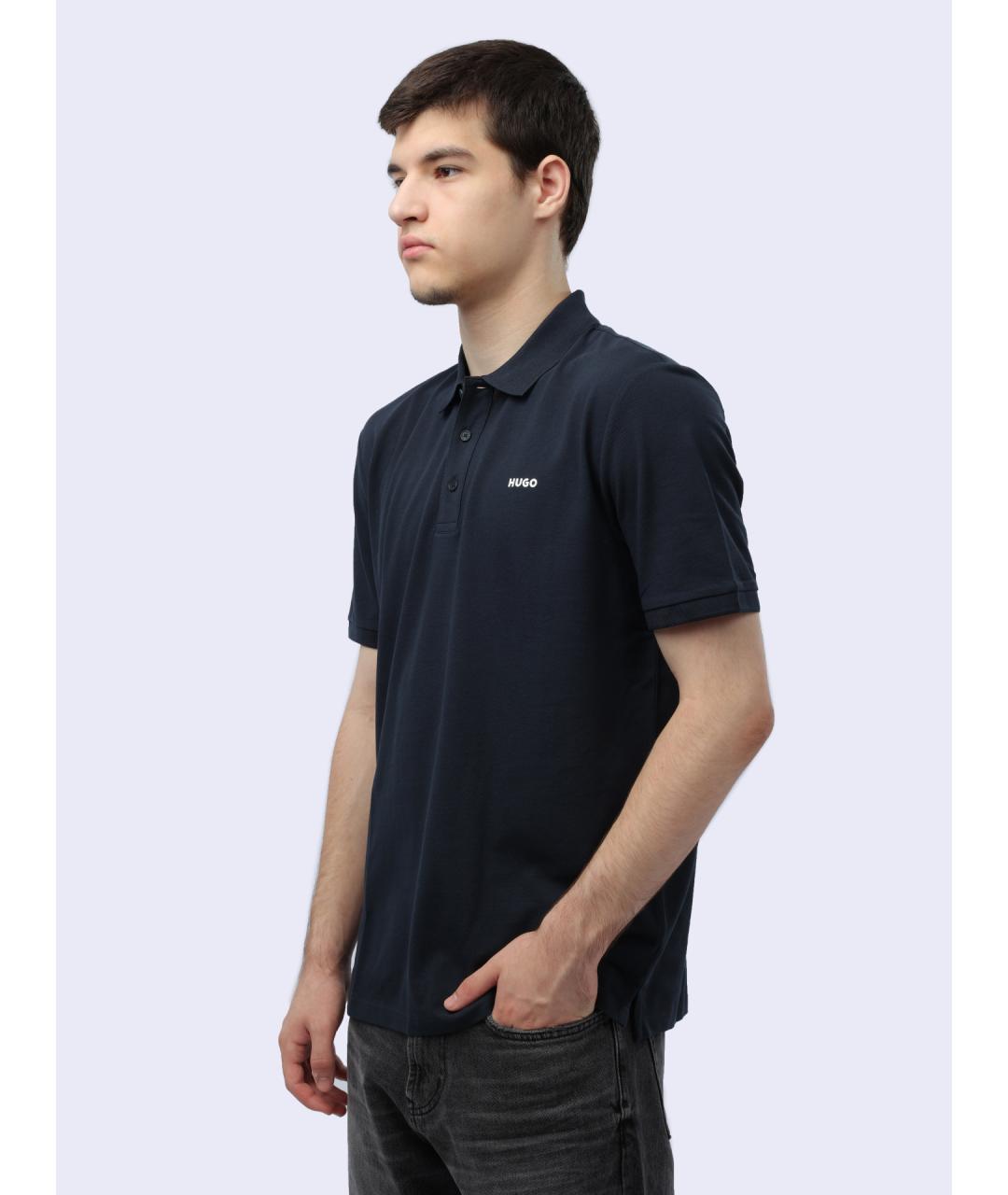 HUGO BOSS Темно-синяя футболка, фото 3