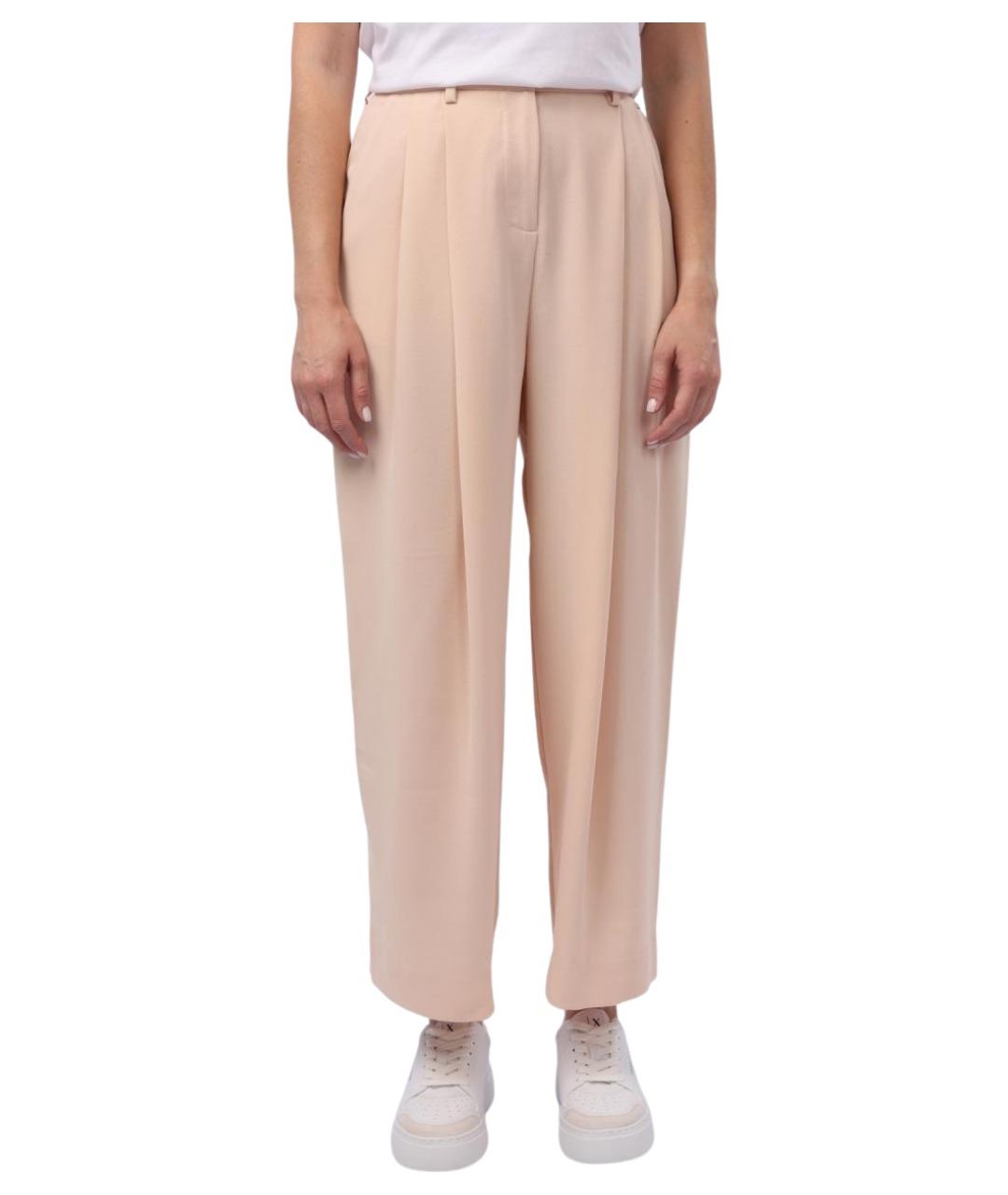 ARMANI EXCHANGE Розовые прямые брюки, фото 1