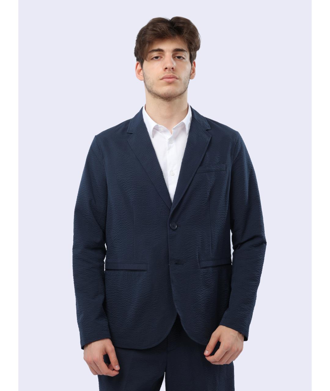 ARMANI EXCHANGE Темно-синий пиджак, фото 3