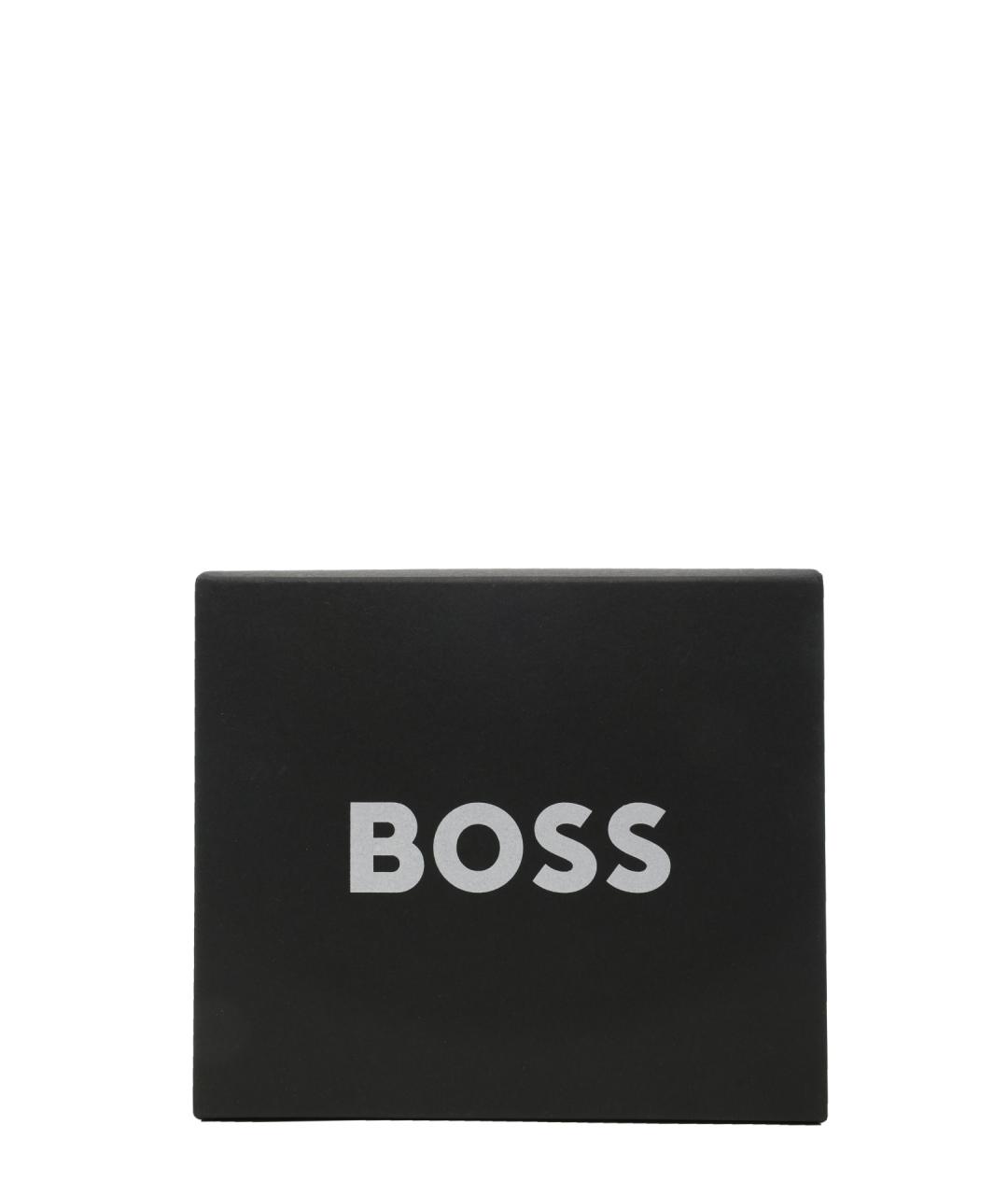 HUGO BOSS Черный кожаный ремень, фото 5