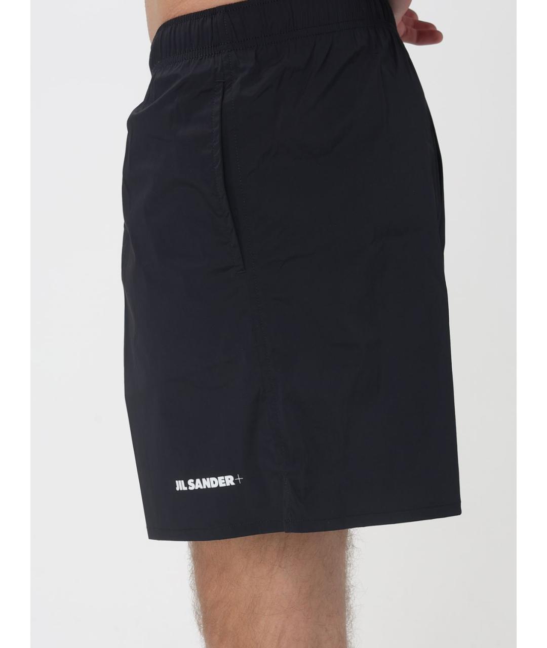 JIL SANDER Черные полиэстеровые шорты, фото 4