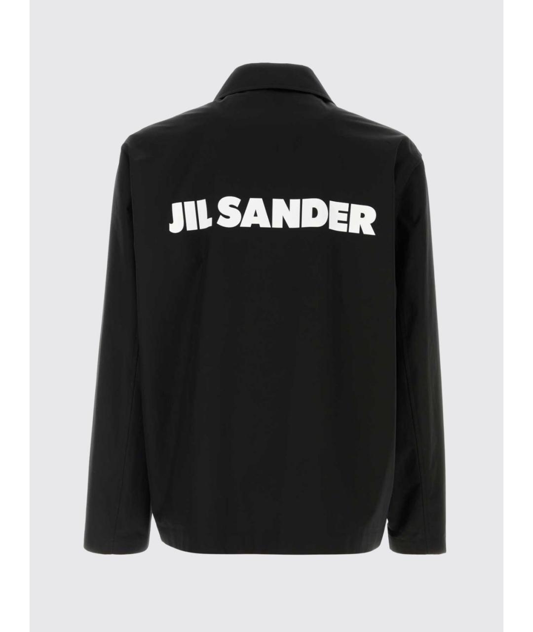 JIL SANDER Черная хлопковая куртка, фото 3