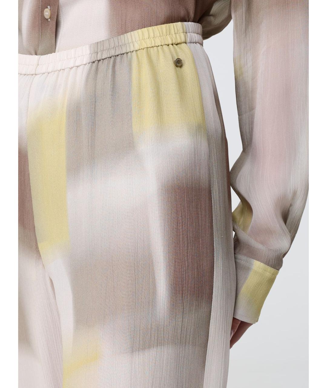 ARMANI EXCHANGE Мульти вискозные прямые брюки, фото 4