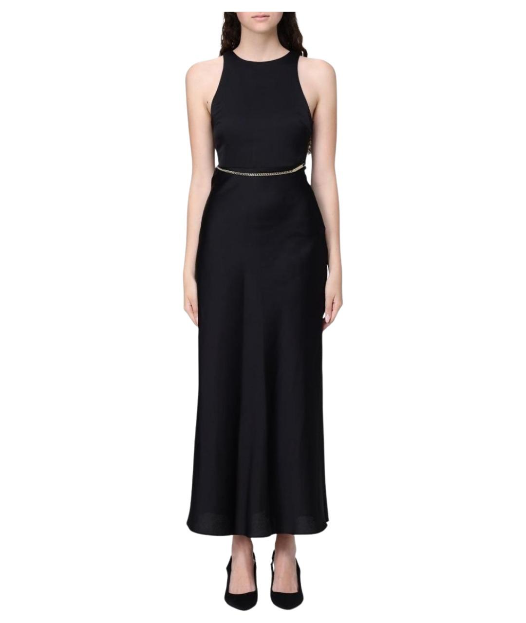 ARMANI EXCHANGE Черное полиэстеровое повседневное платье, фото 1