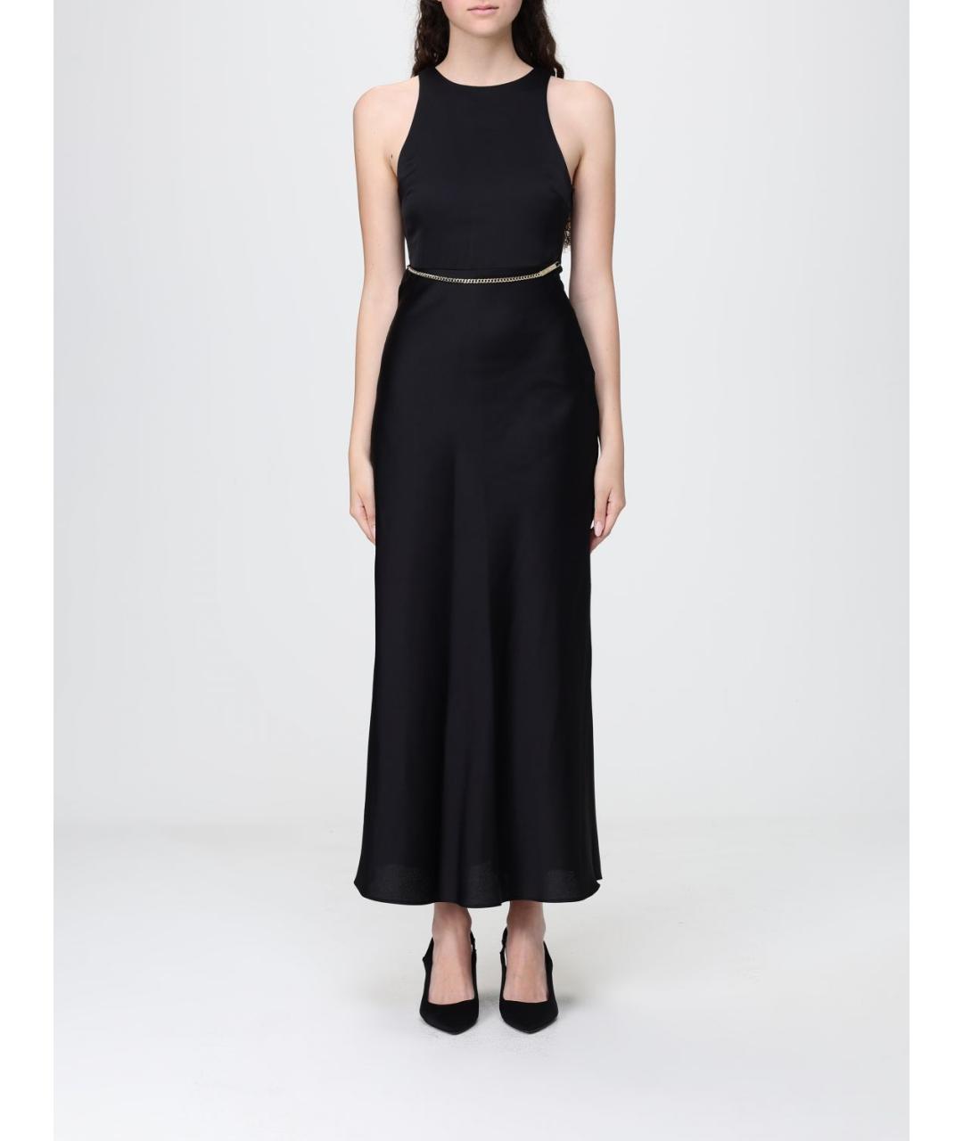 ARMANI EXCHANGE Черное полиэстеровое повседневное платье, фото 4