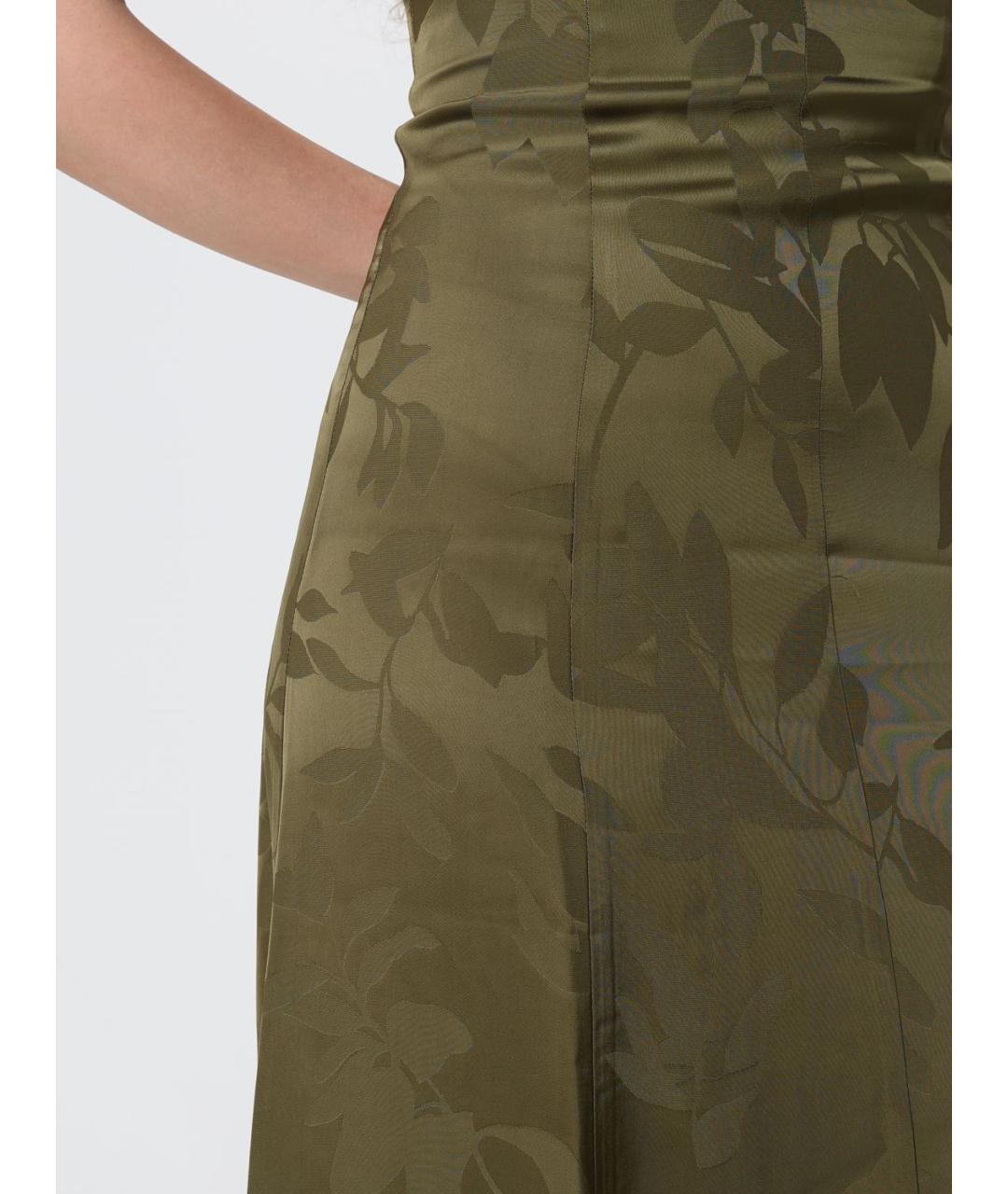 ARMANI EXCHANGE Хаки вискозный сарафан, фото 3