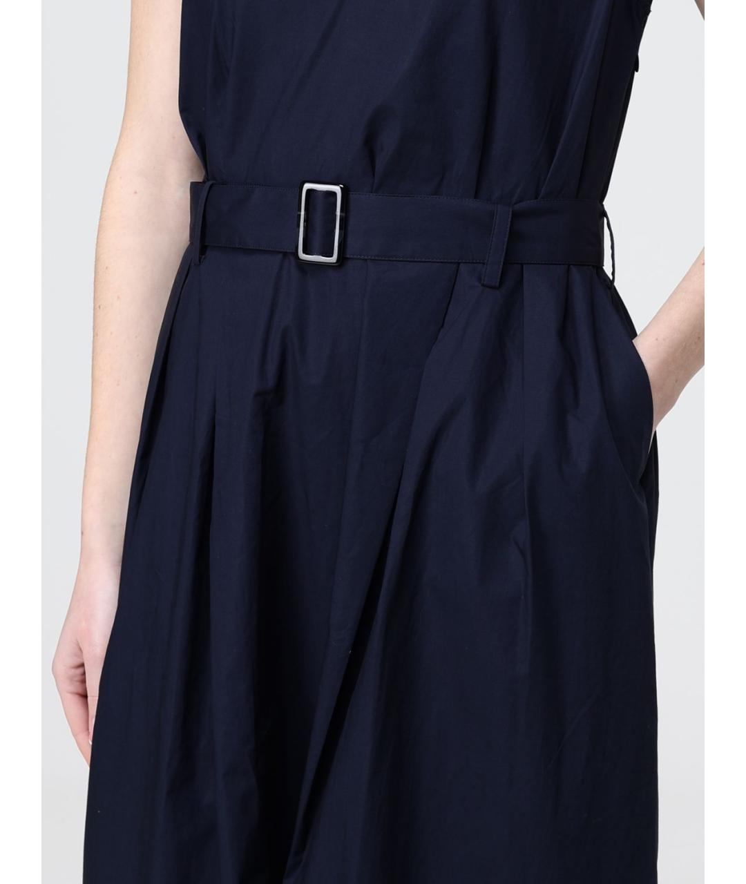 WOOLRICH Синее хлопковое повседневное платье, фото 3