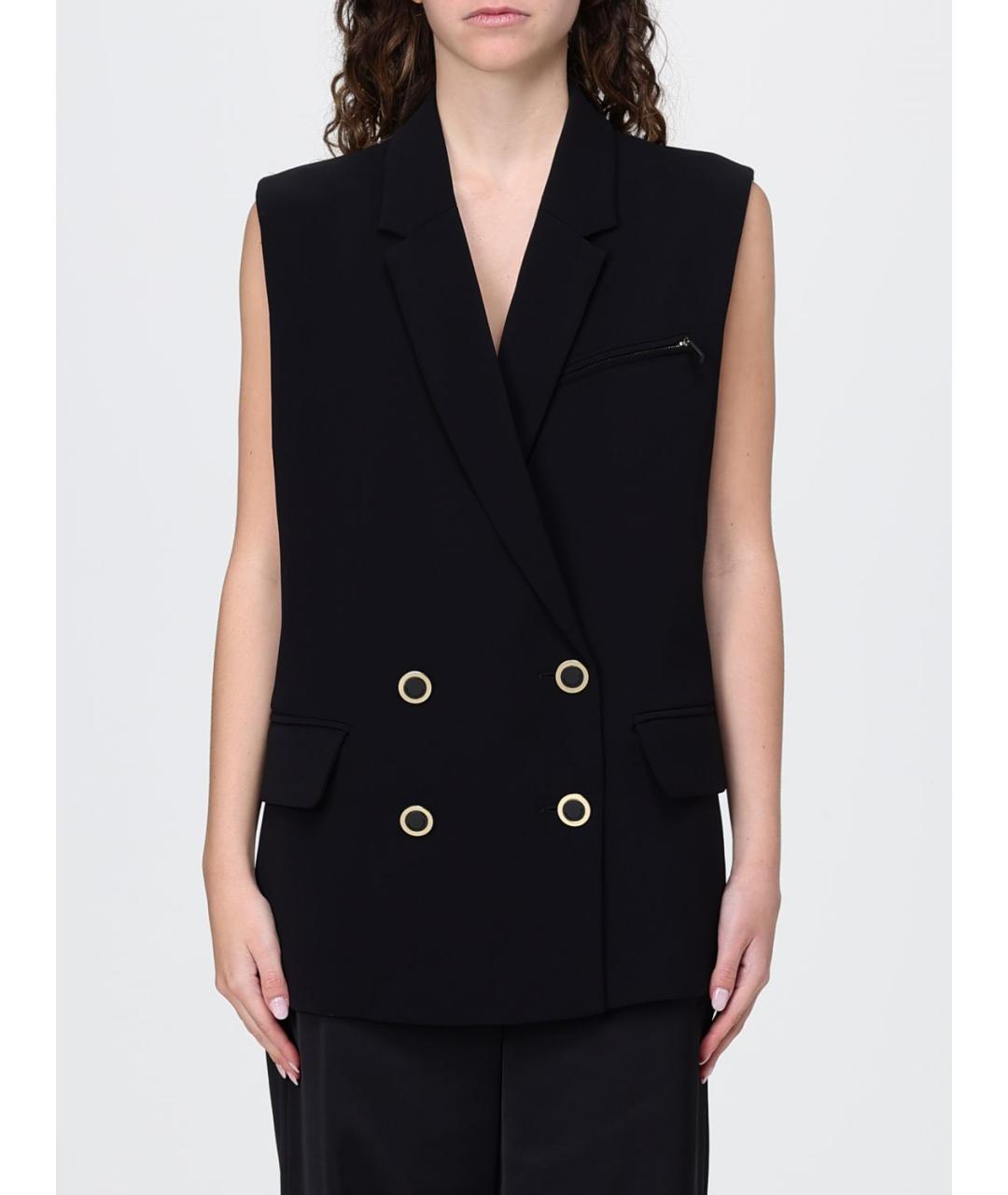 ARMANI EXCHANGE Черная полиэстеровая жилетка, фото 1