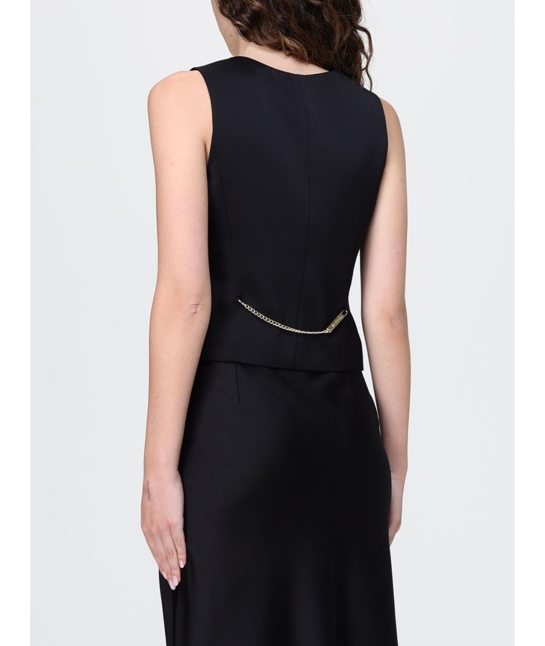 ARMANI EXCHANGE Черная полиэстеровая жилетка, фото 2