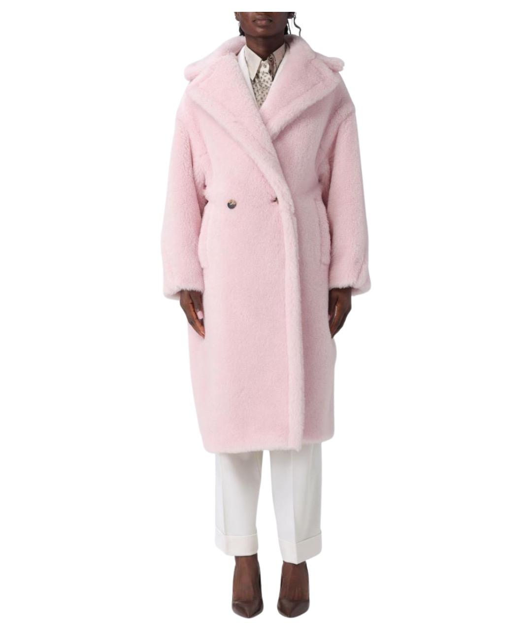 MAX MARA Розовая шуба, фото 1