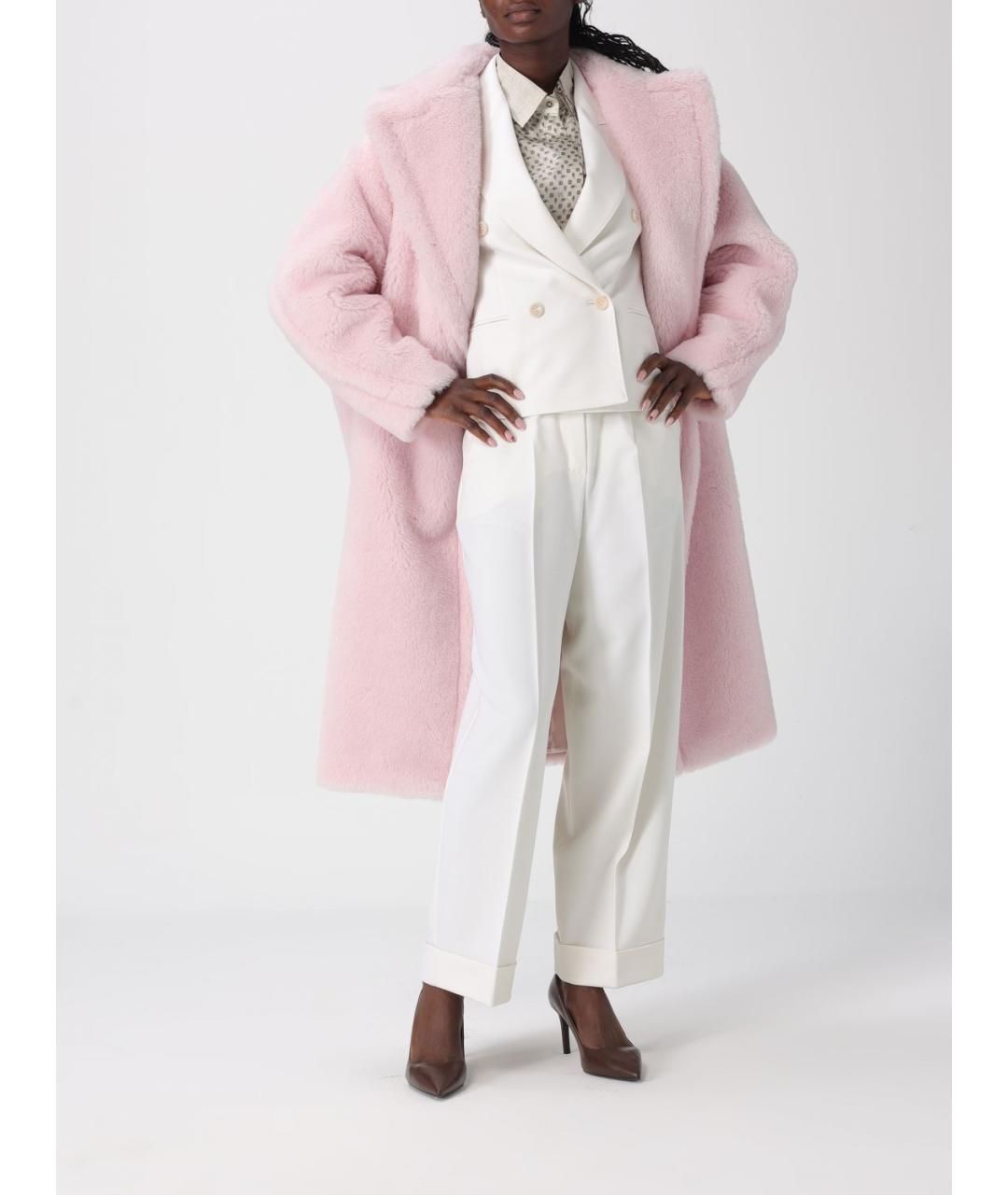MAX MARA Розовая шуба, фото 2