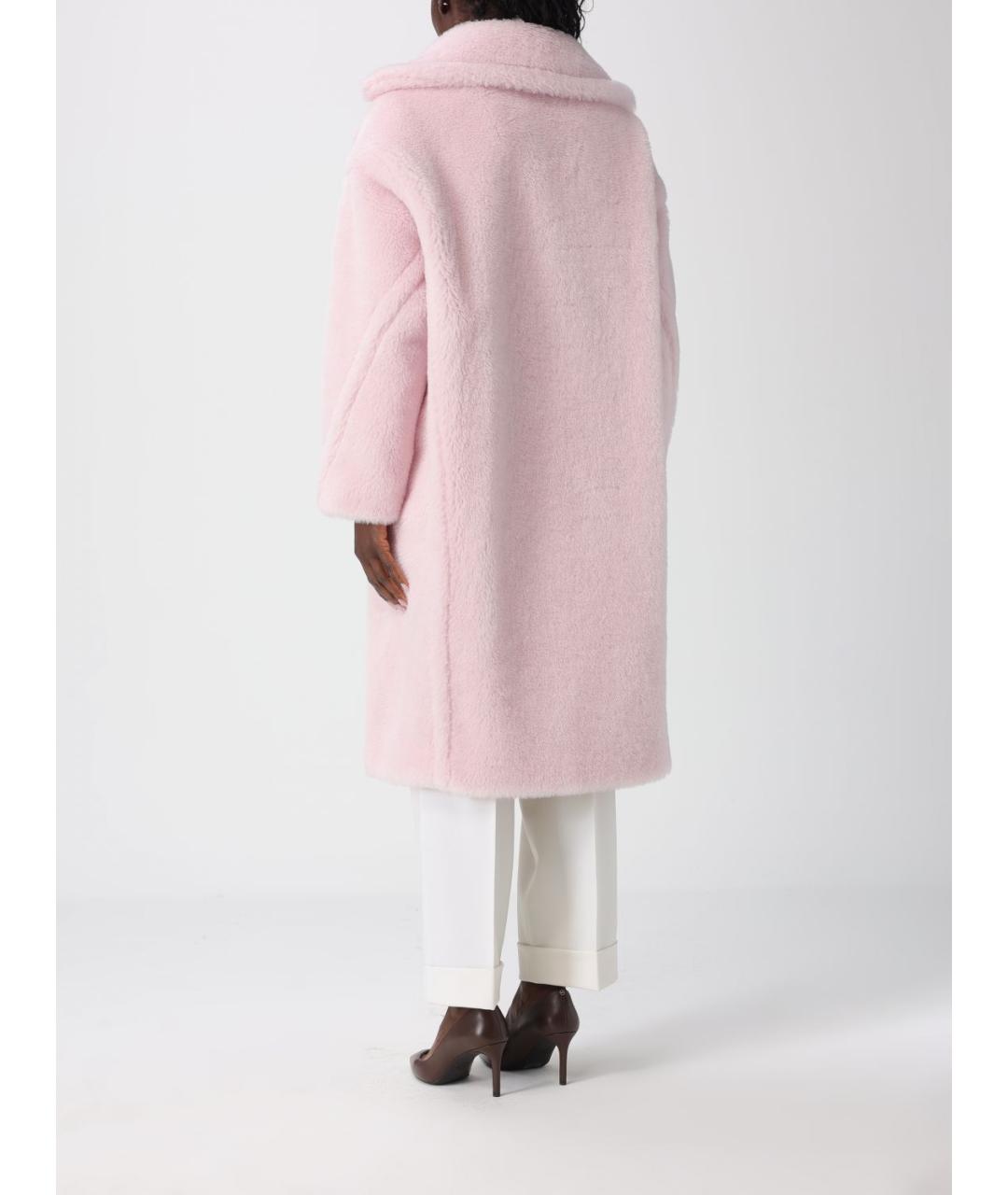MAX MARA Розовая шуба, фото 3