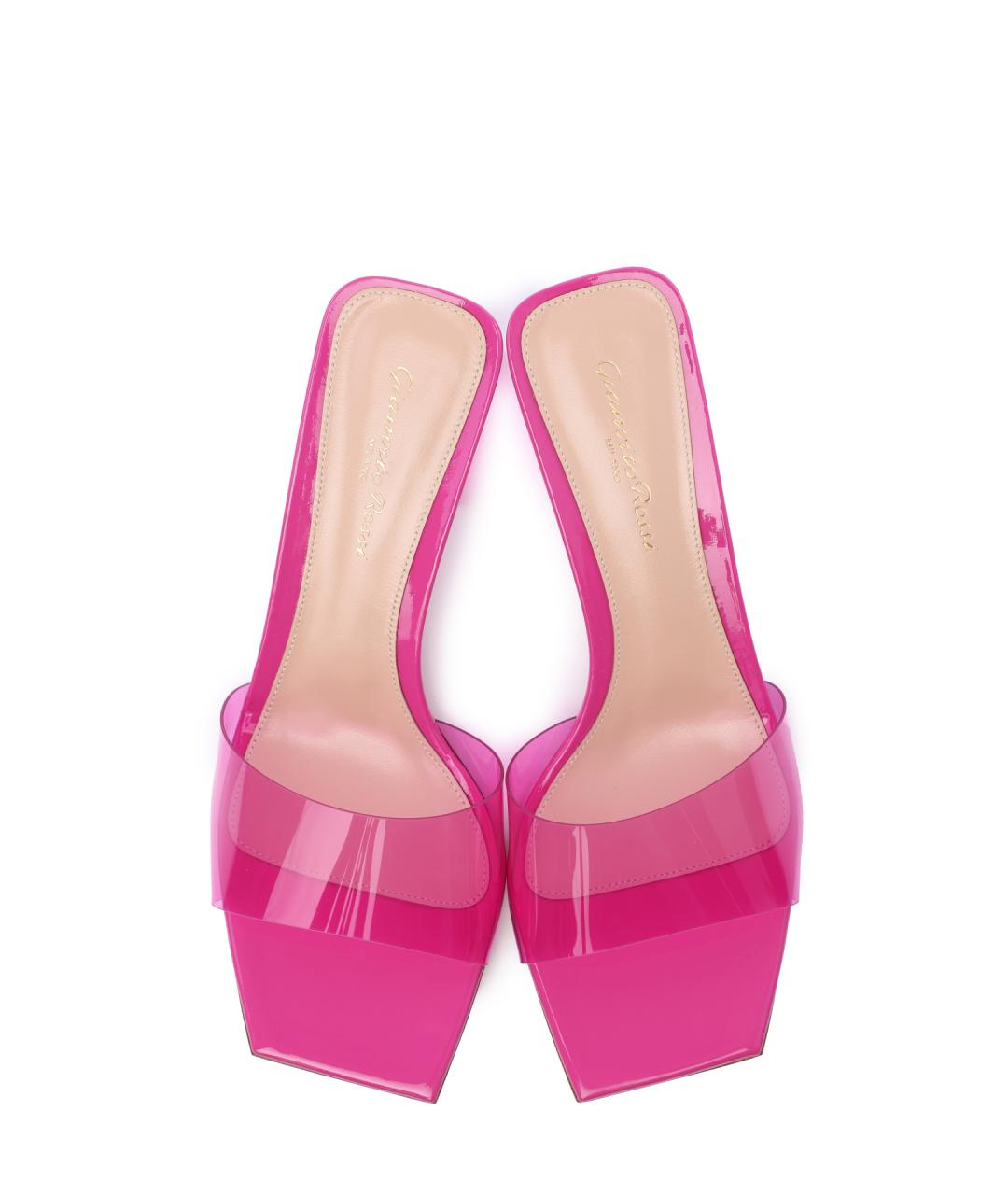 GIANVITO ROSSI Розовые мюли, фото 4