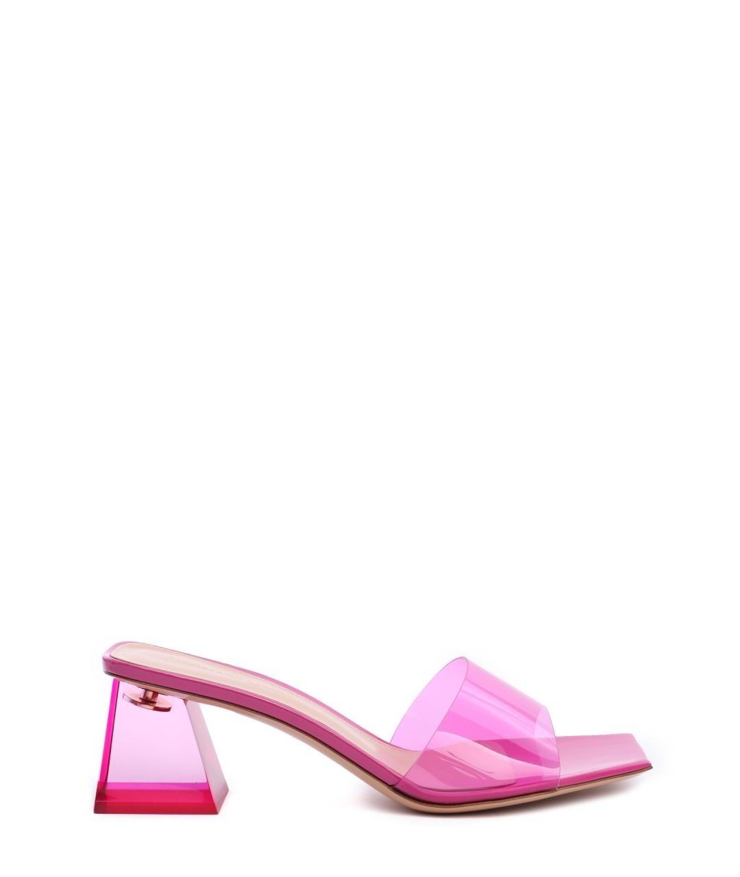 GIANVITO ROSSI Розовые мюли, фото 1
