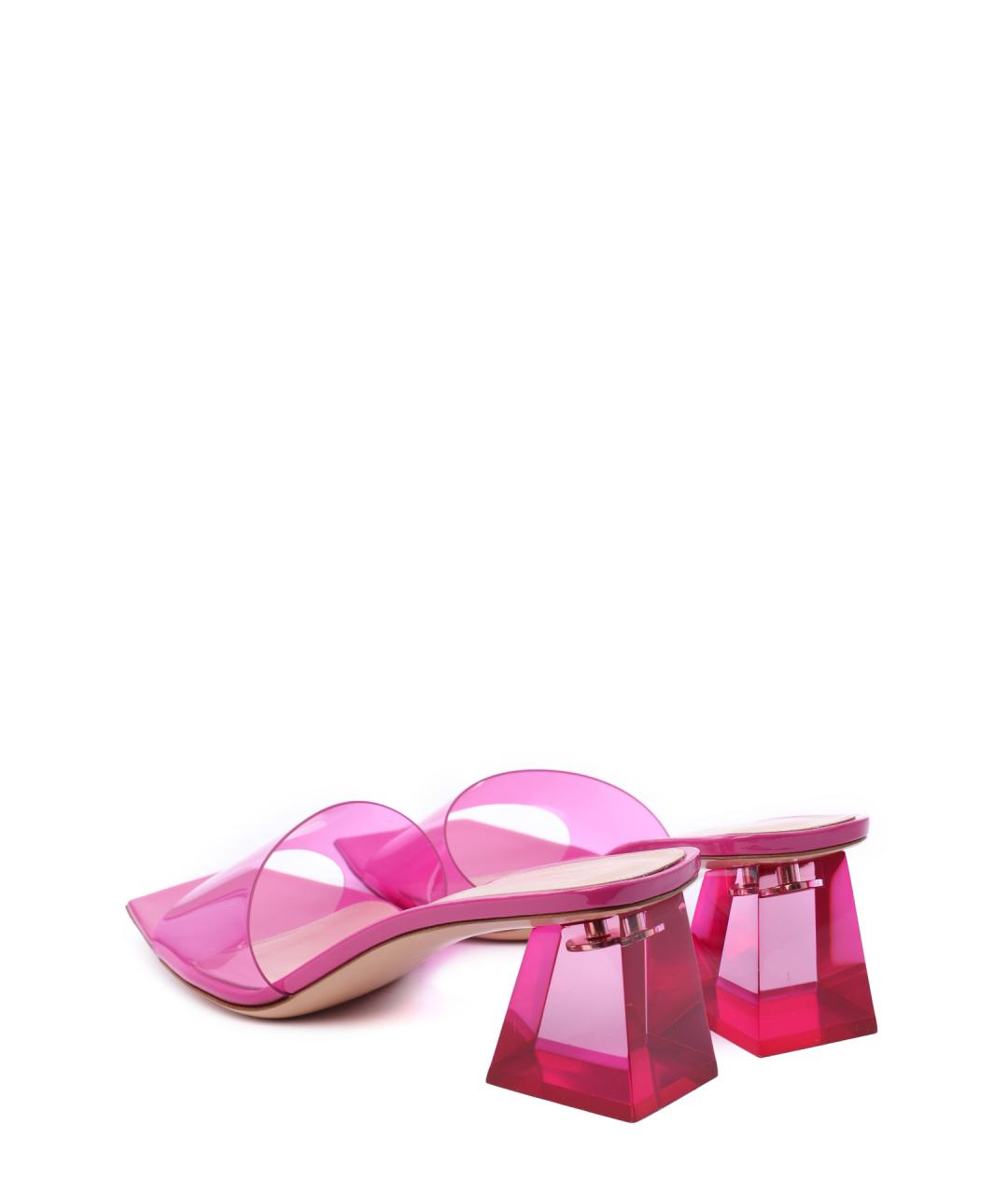 GIANVITO ROSSI Розовые мюли, фото 3