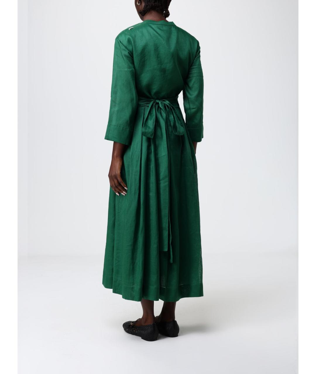 'S MAX MARA Зеленое повседневное платье, фото 2