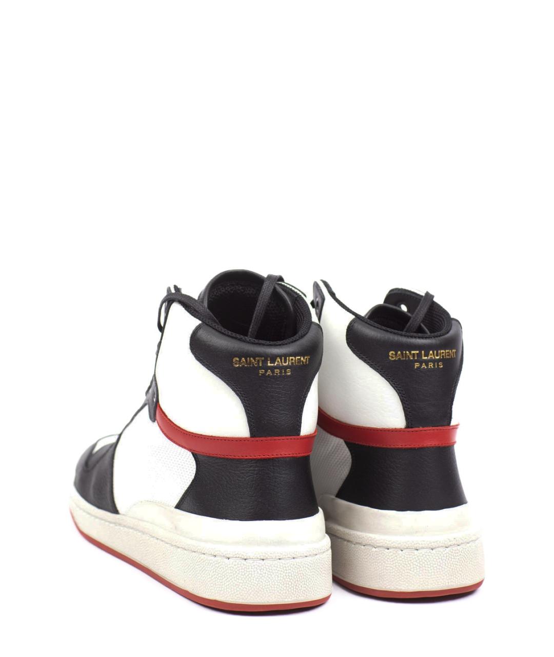SAINT LAURENT Мульти кожаные высокие кроссовки / кеды, фото 3