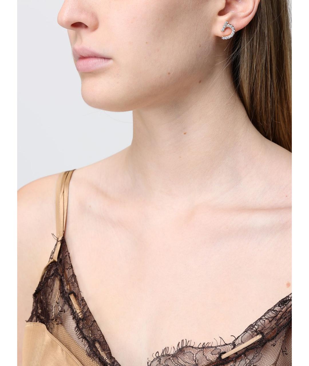 FERRAGAMO Золотые латунные серьги, фото 2