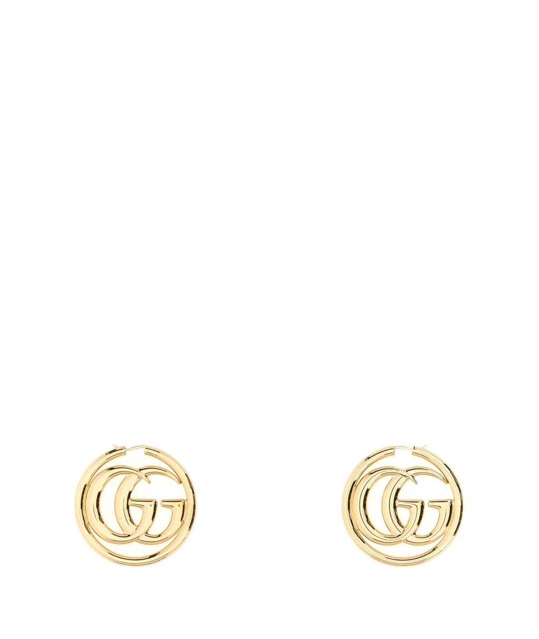 GUCCI Золотые металлические серьги, фото 1