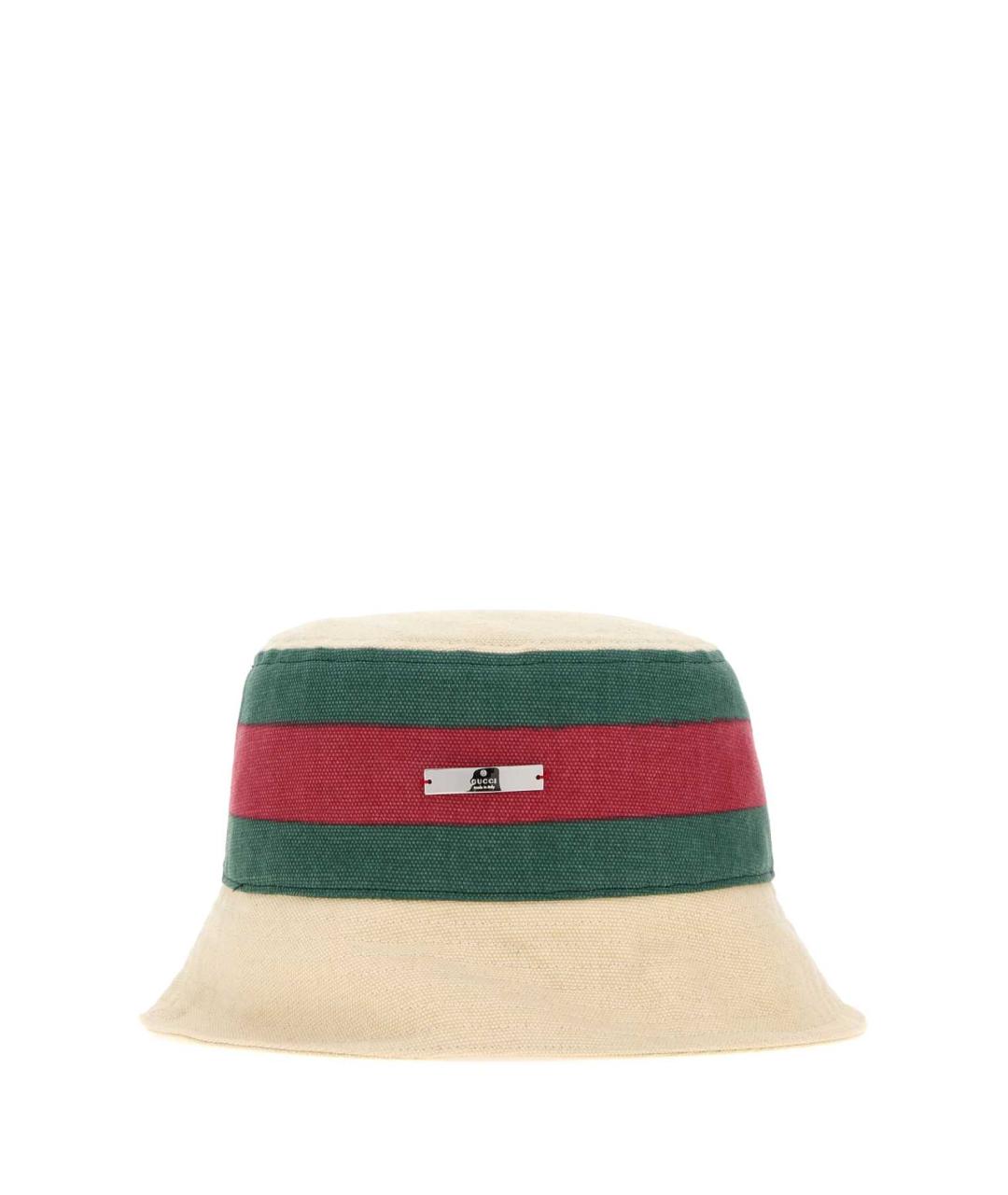 GUCCI Бежевая соломенная панама, фото 1