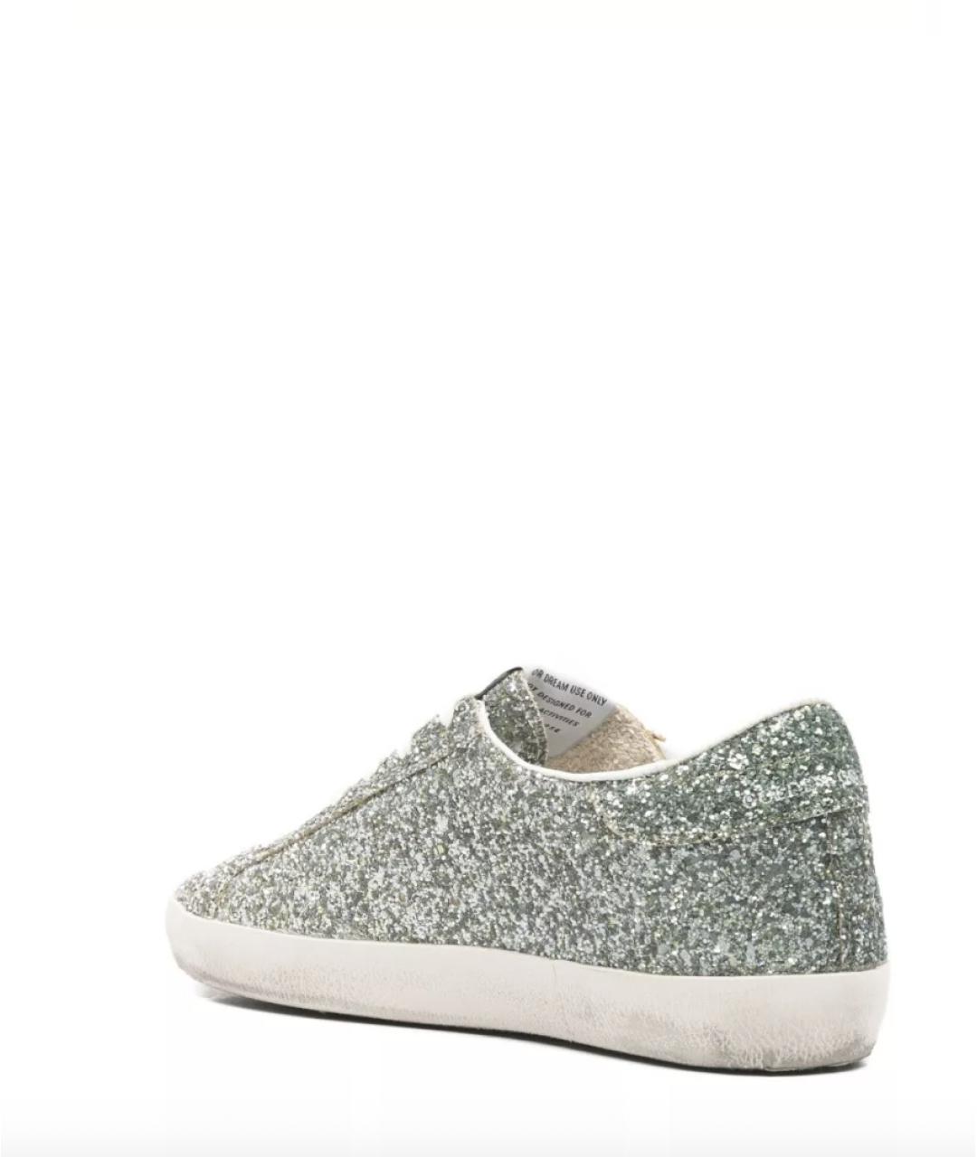 GOLDEN GOOSE Серебряные кеды, фото 2